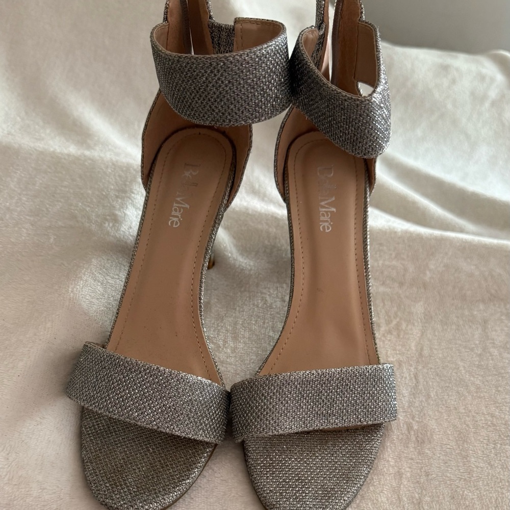 Elegant Silver Women's Heels